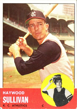 1963 Topps Baseball Cards      359     Haywood Sullivan